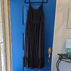 Lace Inset Maxi Dress